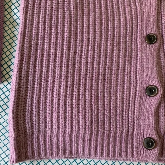 Anthropologie Alpaca Sweater velvet by graham spencer Abbott cardigan XS NEW - Picture 9 of 14